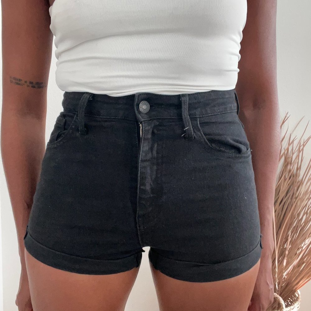 Aritzia denim shorts